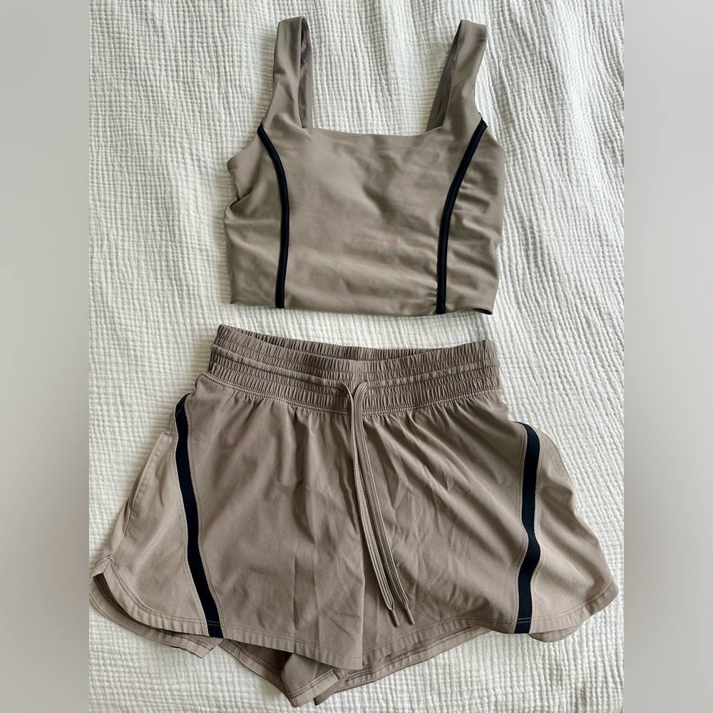 Abercrombie & Fitch Tan Athletic Shorts